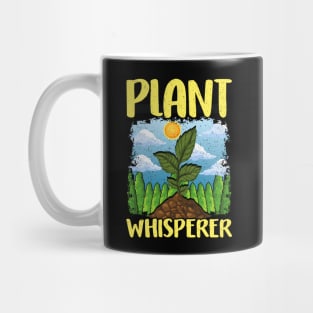 Cute & Funny Plant Whisperer Gardening Pun Mug